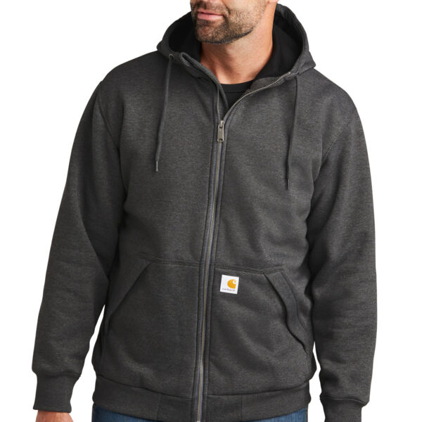 Midweight Thermal Lined Full Zip Sweatshirt Thumbnail