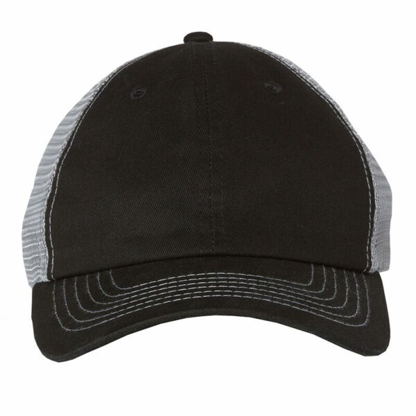 Contrast-Stitch Mesh-Back Cap Thumbnail