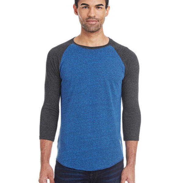 Unisex Triblend Three-Quarter Sleeve Raglan Thumbnail