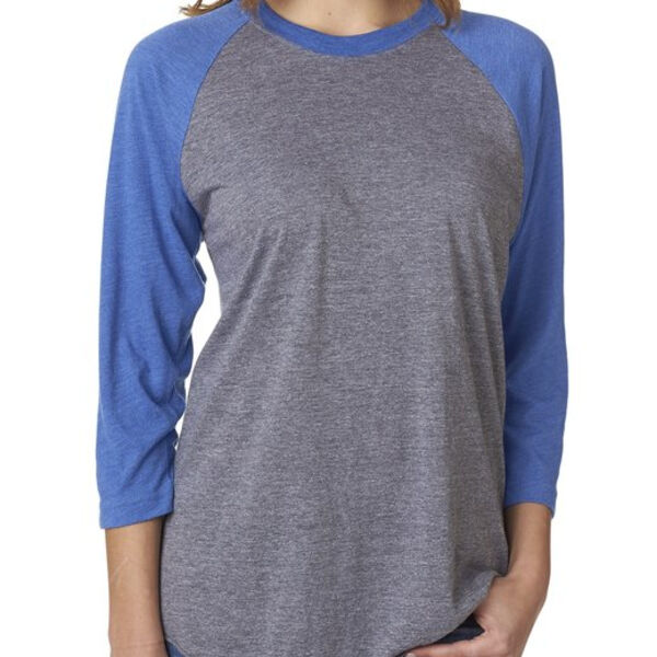Unisex Triblend Three-Quarter Sleeve Raglan Thumbnail