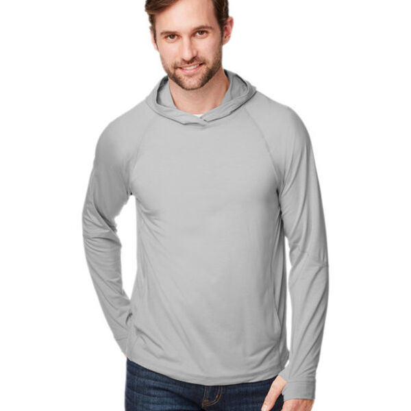 Unisex JAQ Stretch Performance Hooded T-Shirt Thumbnail