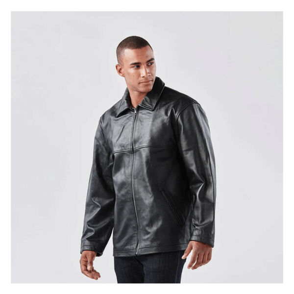 MEN'S CLASSIC LEATHER JACKET Thumbnail