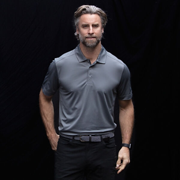 Cutter & Buck Prospect Eco Textured Stretch Recycled Mens Big & Tall Polo Thumbnail