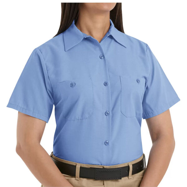 RED KAP® INDUSTRIAL SHORT SLEEVE LADIES' WORK SHIRT Thumbnail