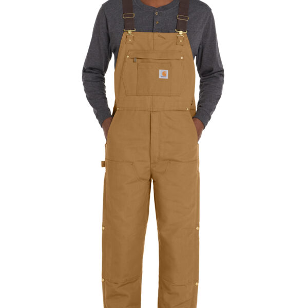 Short Firm Duck Insulated Bib Overalls Thumbnail
