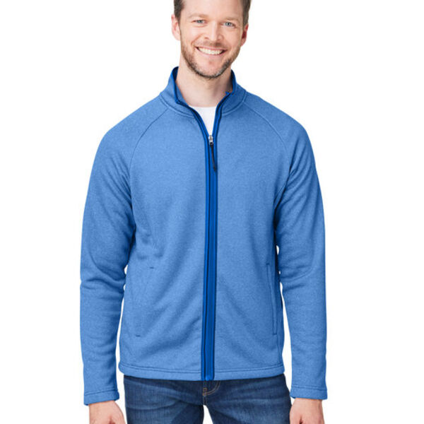 Men's Venture Heathered Stripe Full-Zip Thumbnail