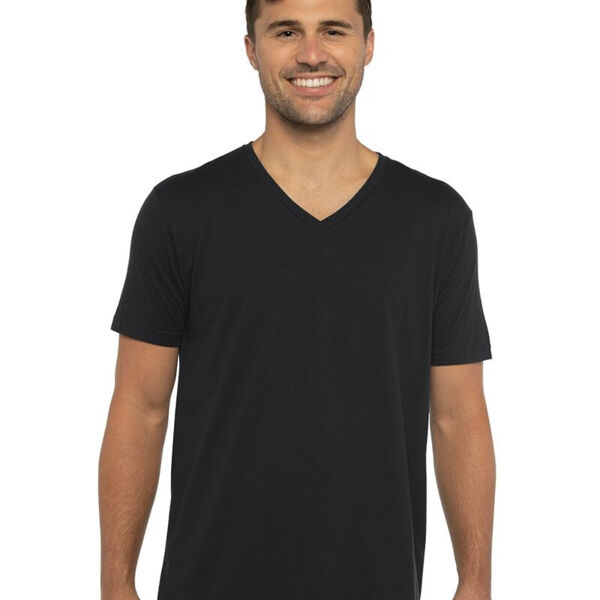 Unisex Sueded V-Neck Tee Thumbnail