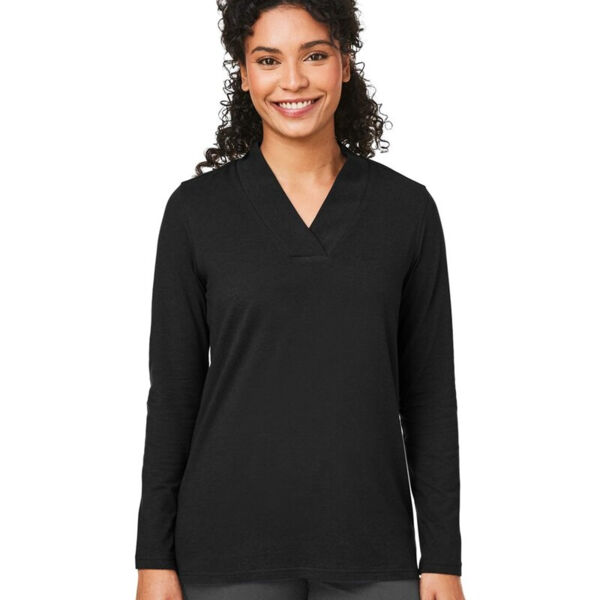 Women's Raleigh Shawl Collar Knit Top Thumbnail