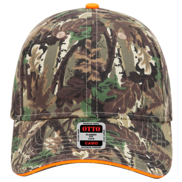 OTTO CAP® Camouflage 6 Panel Low Profile Baseball Cap Thumbnail