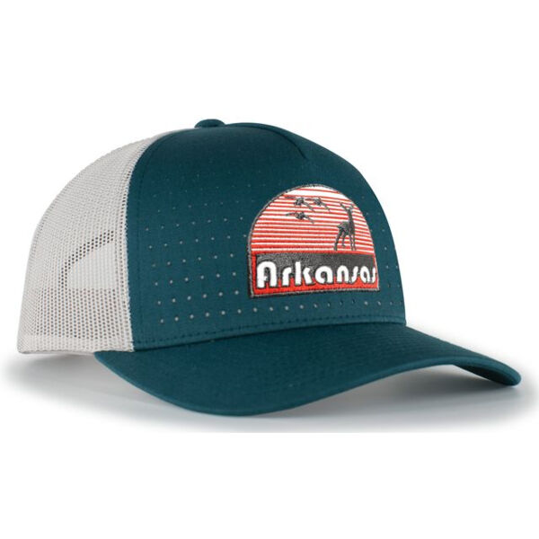 Perforated 5-Panel Trucker Snapback Cap Thumbnail