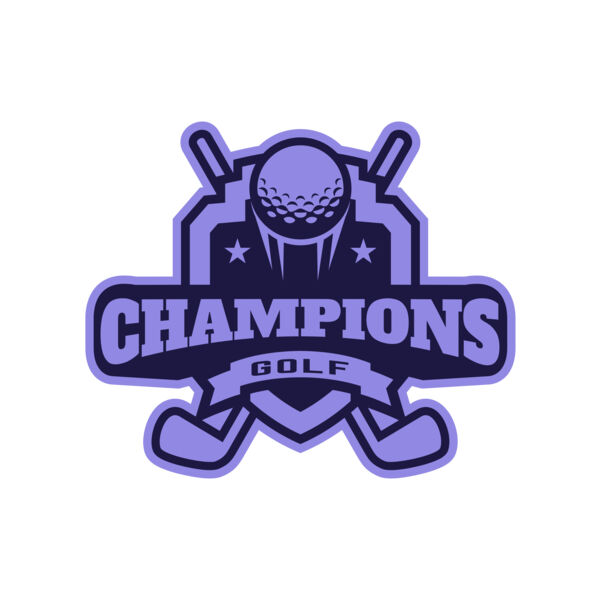 Champions Golf logo template Thumbnail