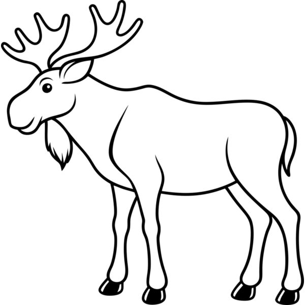 Moose   Clipart 3 Thumbnail