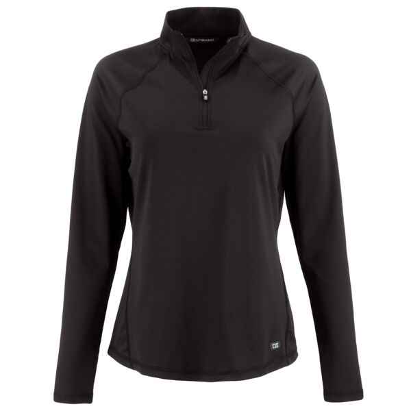 Cutter & Buck Prospect Recycled Featherlight Stretch Womens Quarter Zip Thumbnail