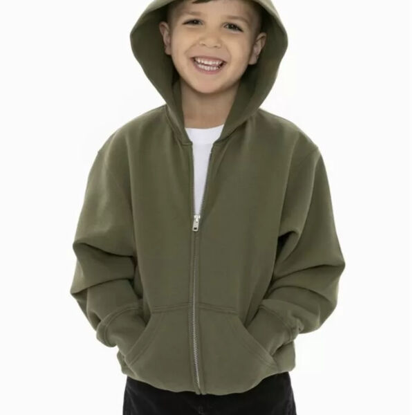 Youth Full Zip Cotton Hoodie Thumbnail